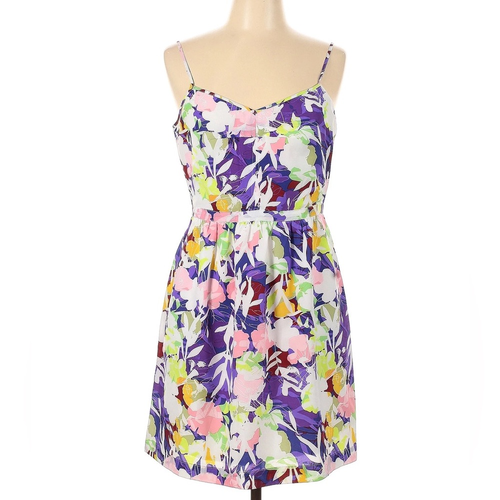 J Crew Sleveless Floral Dress with Pockets Size 6